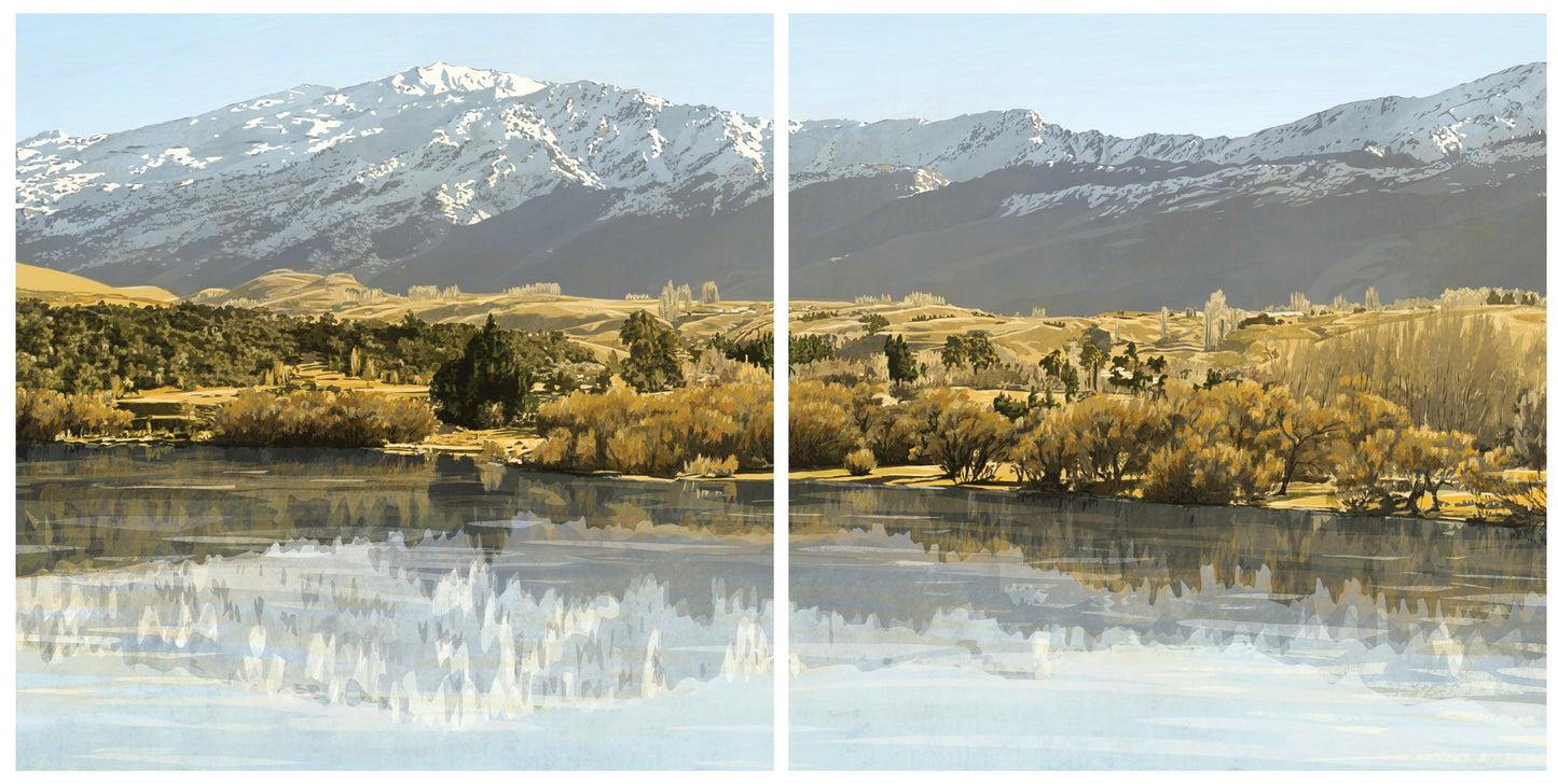Coronet Peak Diptych